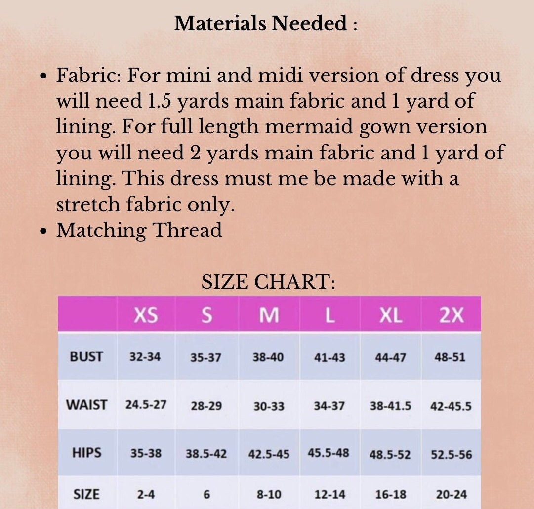 Backless Dress PDF Digital Sewing Pattern