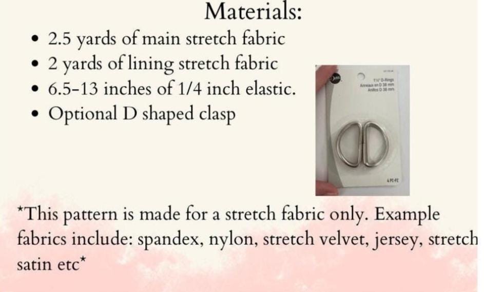 Low Back Dress PDF Digital Sewing Pattern