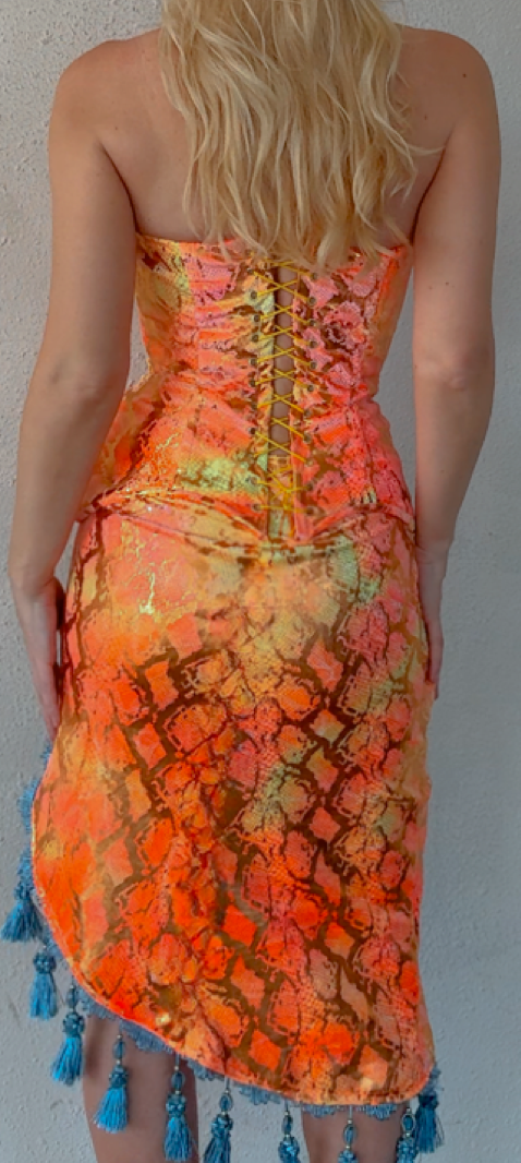 Cat Eye Strapless Corset PDF Sewing Pattern