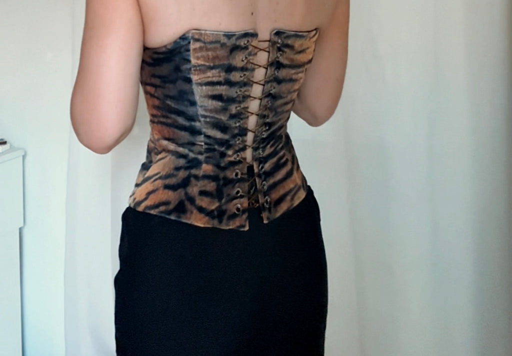 Rounded Top Corset PDF Sewing Pattern