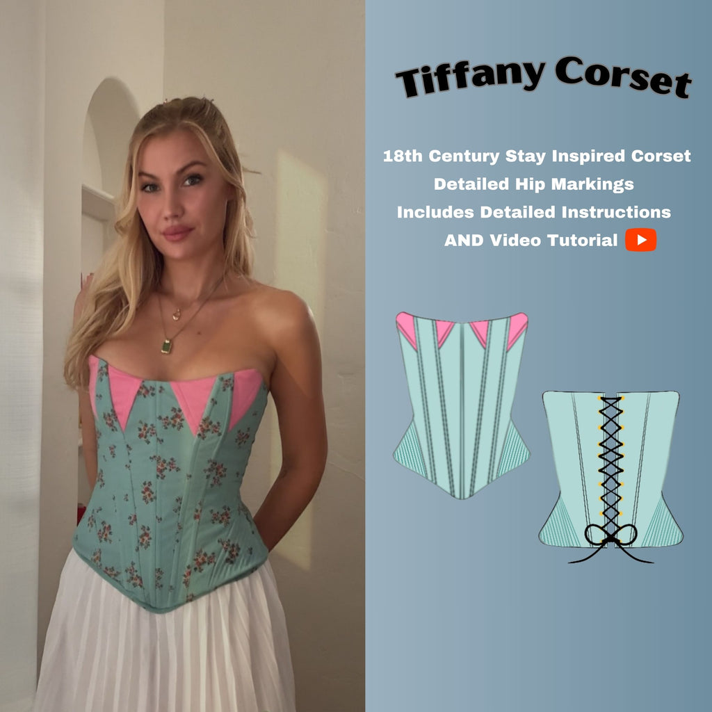Corset PDF Digital Sewing Pattern