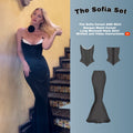 Corset and Mermaid Skirt PDF Digital Sewing Pattern