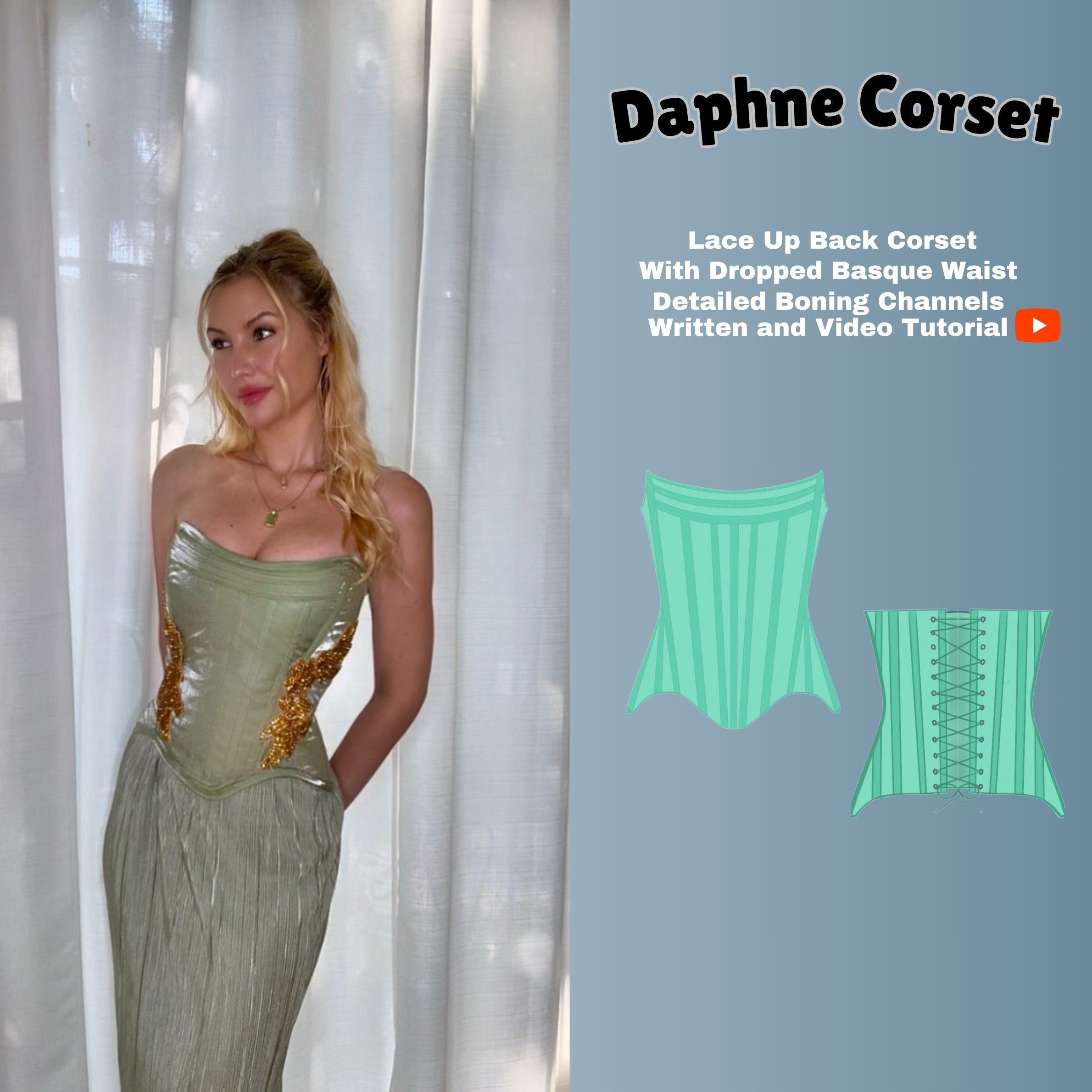 Corset PDF Digital Sewing Pattern