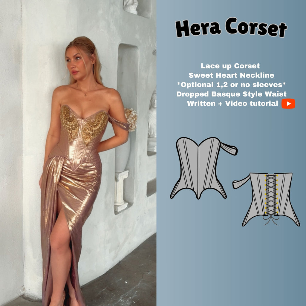 Corset PDF Digital Sewing Pattern