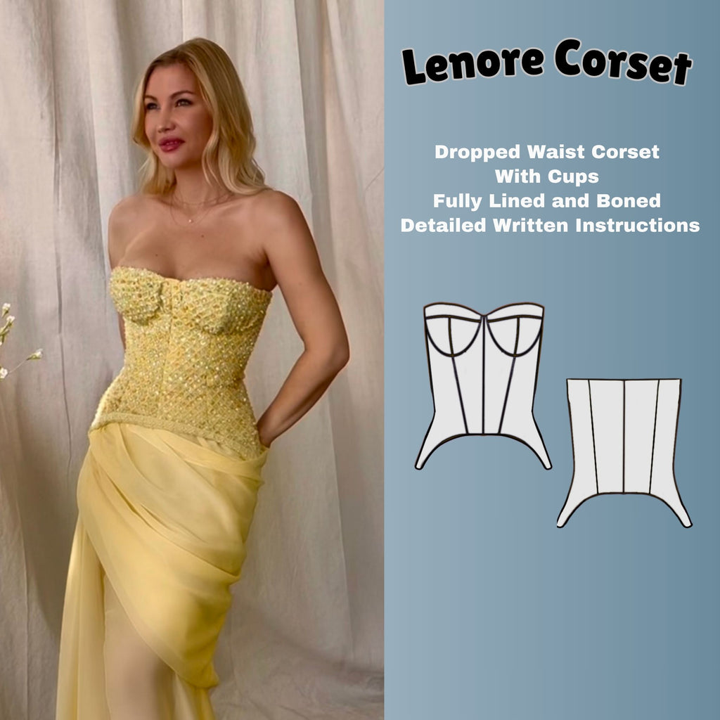Cupped Corset PDF Digital Sewing Pattern
