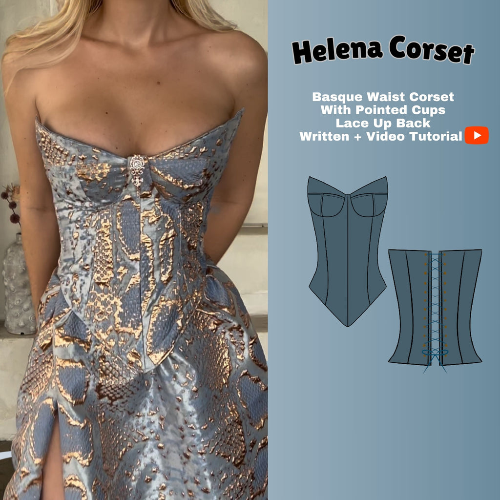 Corset PDF Digital Sewing Pattern