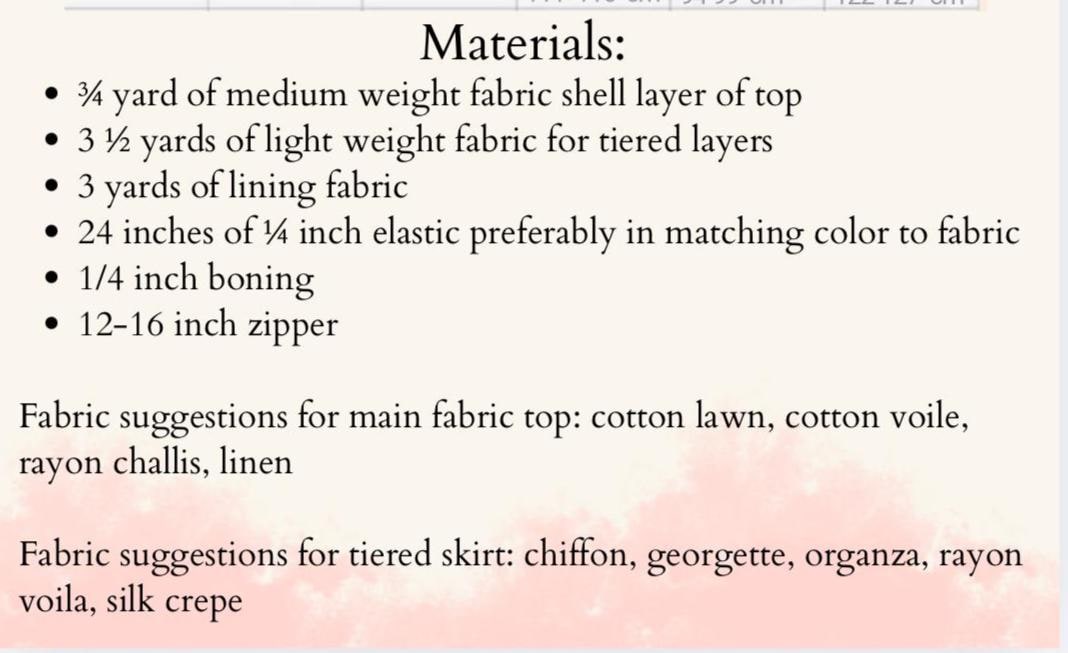 Tiered Dress PDF Digital Sewing Pattern